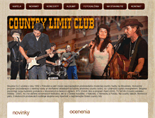 Tablet Screenshot of countrylimitclub.sk